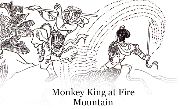 Monkey King at Fire Mountain